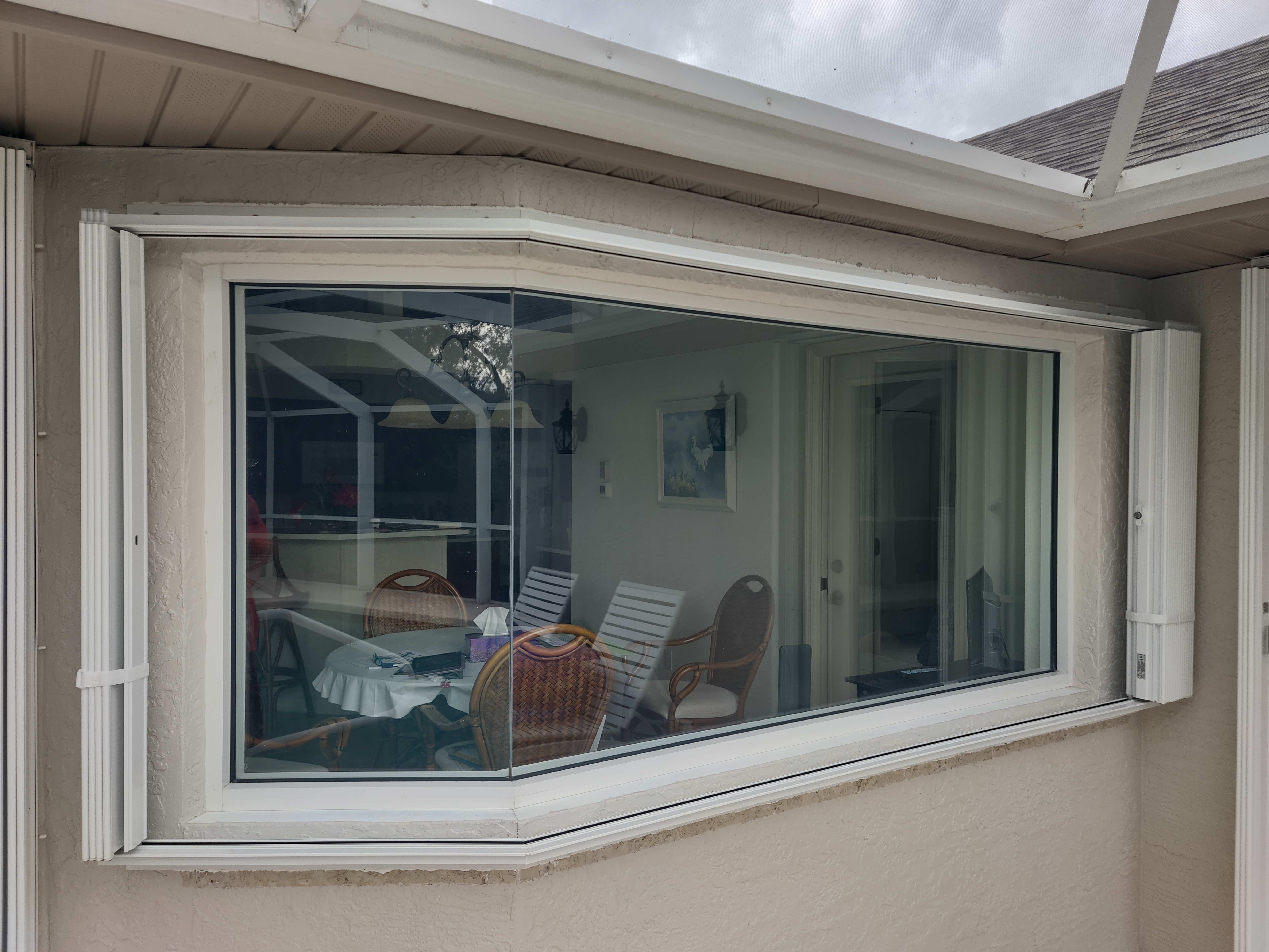 Accordion Shutter — Open Position